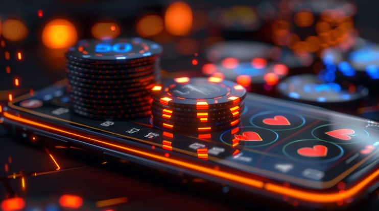 207pub mobile casino app running on a smartphone showing the game lobby