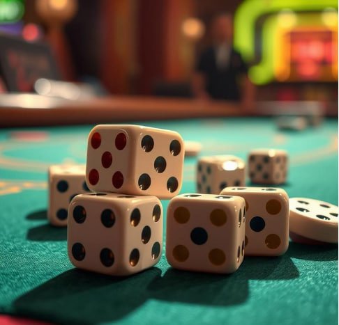 Live casino dealer table streamed in real time at 207pub